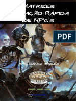 Savage Worlds - Matrizes e Criação Rápida de NPCs (SWADE) v1