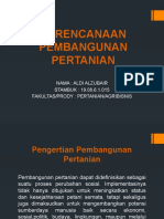 Perencanaan Pembangunan Pertanian