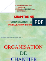 5 Organisation Et Installation de Chantier