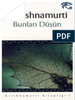 Bunları Düşün - Jiddu Krishnamurti