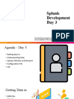 Splunk Development Day 3: - Vikram Yadav (VY)