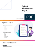 Splunk Development Day 5: - Vikram Yadav (VY)