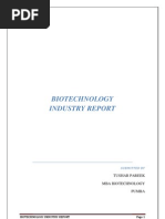 Download Biotechnology Report by Tushar Pareek SN53630586 doc pdf