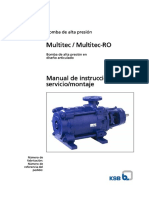 Manual de Montaje Bomba KSB Multitec Espaol