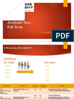 2021-2022 Academic Year Fall Term: Curriculum Unit