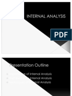 Internal Analysisf