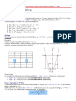 6 Aula de Cálculo 1 Sistema de Informação - Função Do 2º Grau Quadrática