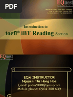 Download Reading - ToEFL Ibt by   SN53631065 doc pdf