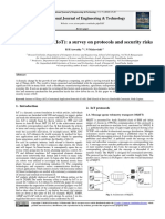 Internet of Things (Iot) : A Survey On Protocols and Security Risks