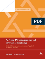 A New Physiognomy of Jewish Thi - Aubrey L. Glazer