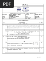 MAT3002 Applied Linear Algebra Interim 2021-22 TEE Question Paper