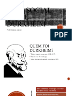 Fato Social Émile Durkheim: Prof. Denilson Maciel