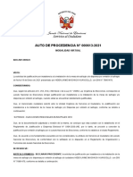 Auto procedencia justificación inasistencia mesa sufragio