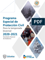 Chihuahua Programa Especial Por Temporada Invernal 2020-2021
