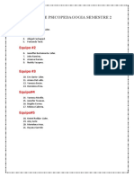 Equipos de Psicopedagogia Semestre 2