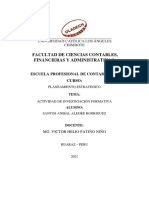 Actividad Pedagógica Asincrona N° 06 Investigación Formativa Revisión Informe de Tesis.