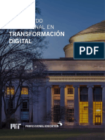 MIT Professional Education Certificado Profesional en Transformación Digital SPA