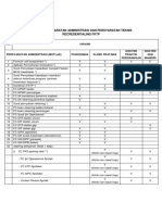 Ceklist Persyaratan Administrasi Dan Persyaratan Teknis Beserta Lampiran-2022