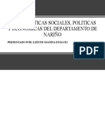 Problemáticas Sociales, Politicas y Economicas Del Departamento