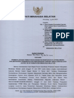 Surat Edaran PPKM Mikro Dalam Rangka Pengendalian Penyebaran Covid-19 Di Kab. Minsel