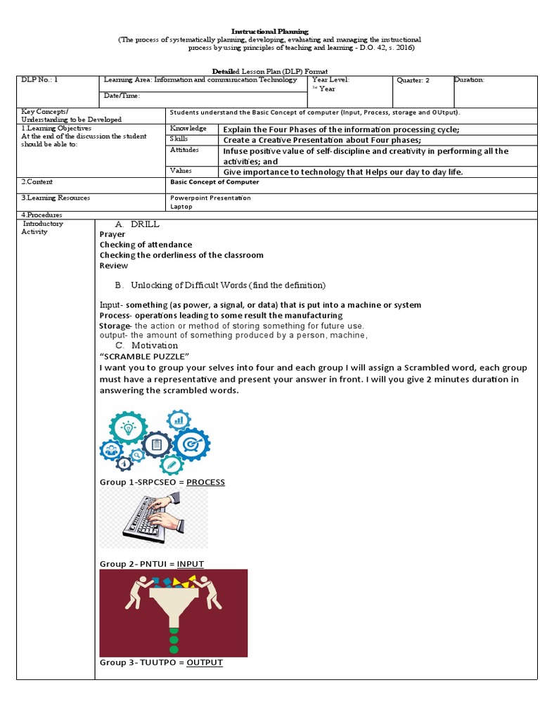 Understanding the Information Processing Cycle | PDF | Input/Output ...