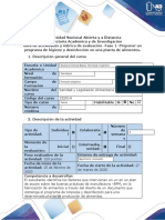 Guia de actividades y rúbrica de evaluación-Fase 1-Proponer un programa de higiene y desinfección en una plant