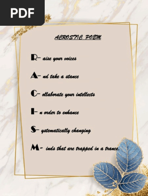 Acrostic Poem