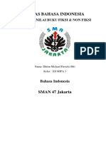 Dhiim Michael F-XII MIPA 3 - Tugas KD 3.7 Dan 4.7 Menilai Buku Fiksi Dan Non Fiksi
