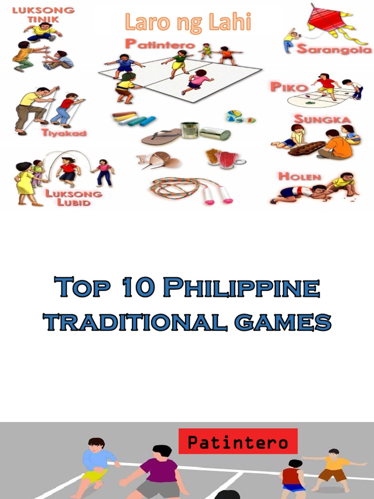 Top 10 Philippine Traditional Games | PDF, image size:768x1024