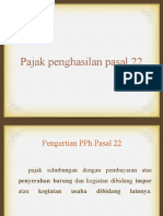 Materi PPH Pasal 22