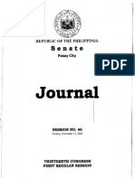 Journal: Senate