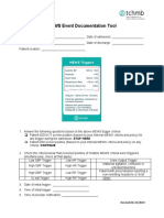 MEWS Event Documentation Tool