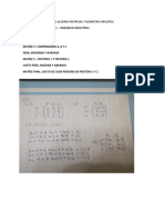 Pa 1 Algebra Matricial y Geometria Analitica - Esyman Muñoz Gonzales