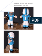 My First Babies - Little Boy Blue - Football Player Accessories