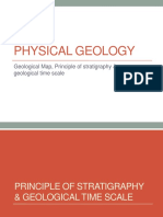 Physical Geology: Geological Map, Principle of Stratigraphy & Geological Time Scale