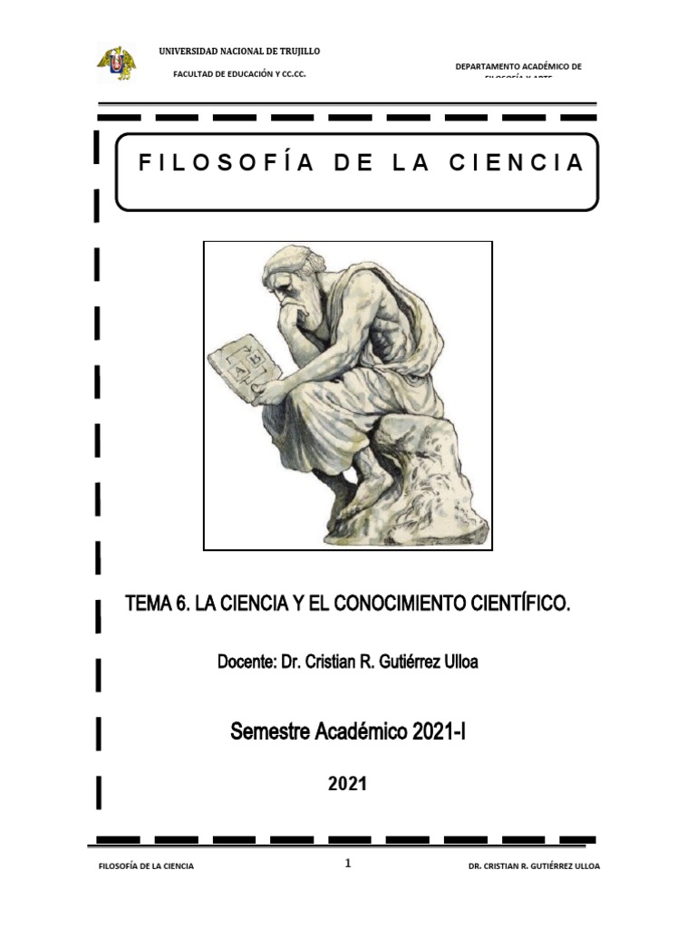 Fundamentos de la Ciencia y su Método | PDF | Conocimiento | Método ...