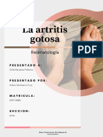 Caso Clínico VII Artritis Gotosa (Ambar Montesino Cruz 2017-0680)
