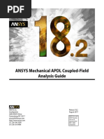 ANSYS Mechanical APDL Coupled-Field Analysis Guide 18.2