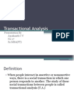 Transactional Analysis