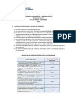 Reglamento Académico Administrativo - Enero - Diciembre 2021