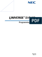 SV9100 Programming Manual