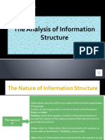 07 - Information Structure Analysis