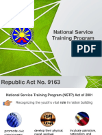 National Service Training Program Act