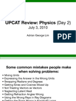 60334657 UPCAT Review Physics Day 2 2010