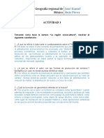 Prácticas de Geografía regional: Resolviendo el cuestionario sobre La región sociocultural