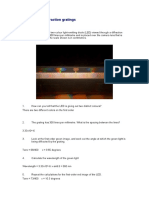 WS 7: Using Diffraction Gratings: Instructions