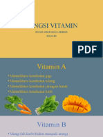 Fungsi Vitamin