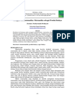 PDF Menggali Etnomatematika Matematika Sebagai Produk Budaya