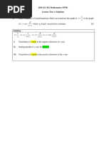 2019 JC1 H2 Math Lecture Test 1 (Solutions)