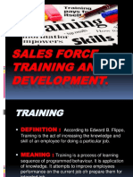 Sales Force Training and Development 1 65756302